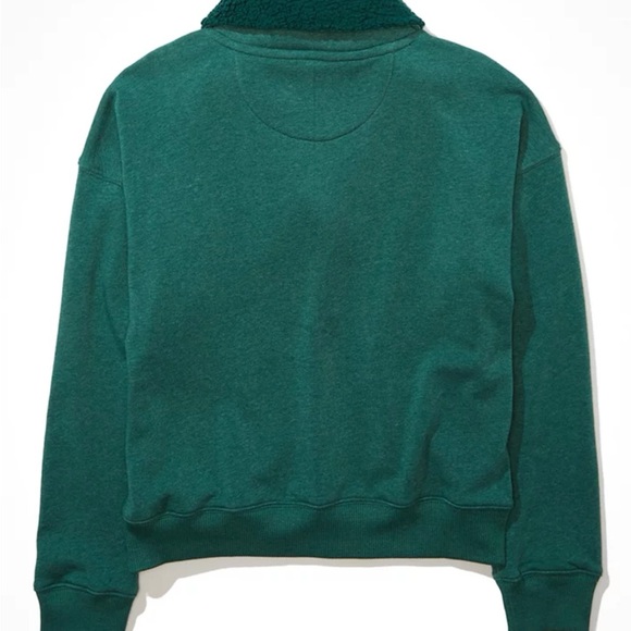 AE Sherpa Collared Henley Sweatshirt - Picture 2 of 5